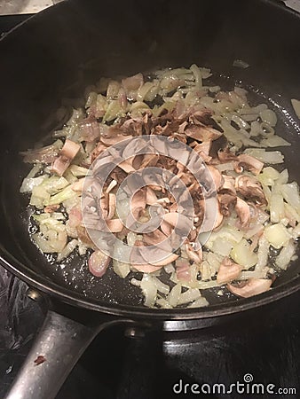 Simmering food Stock Photo