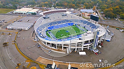 Simmons Bank Liberty Stadium of Memphis - home of the Tigers Football Team - MEMPHIS, UNITED STATES - NOVEMBER 07, 2022 Editorial Stock Photo
