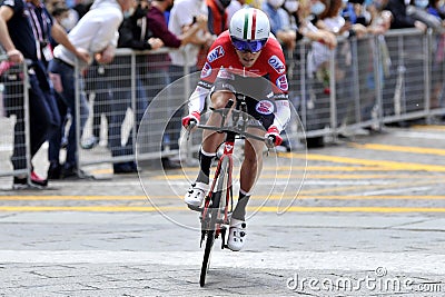 First stage of the Giro D'Italia 104 in Turin (TO) Editorial Stock Photo