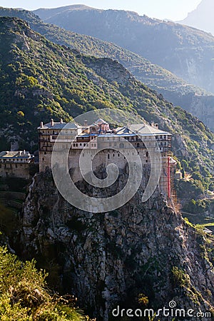 Simonopetra Monastery Stock Photo