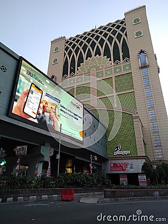 Simpang Jln Tanah Abang. Dan Putar balik Editorial Stock Photo