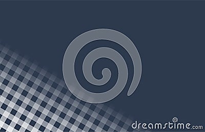 Simple Abstract background. Faded Check design in blue background. For advertising and marketind. Vector Illustration