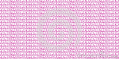 Simple abstract pink tiny polka dots, drops, spots seamless pattern on a white background. Creative striped lines in a snowflakes Vector Illustration