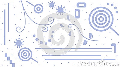 Simple Abstract Wallpaper by Pitripiter Vector Illustration