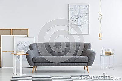 Artistic living room interior Stock Photo