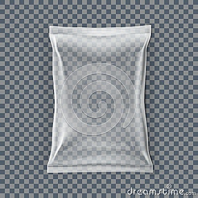 Simple Blank Doy Pack And Pillow Pack Stock Photo