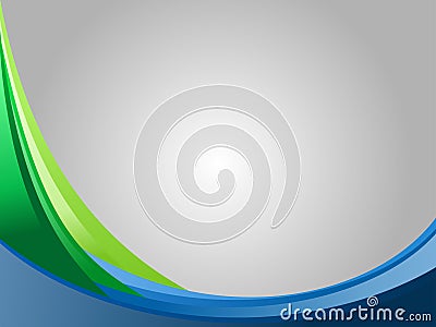 Simple Blue-Green Background Vector Illustration