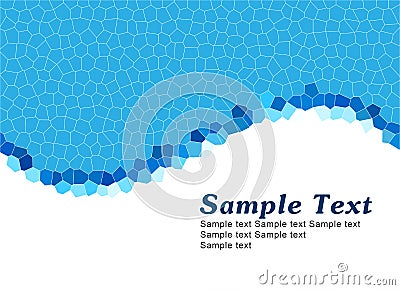 Simple blue template Stock Photo