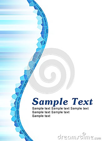 Simple blue template Stock Photo