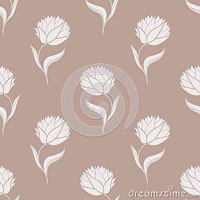 Simple brown pattern Vector Illustration