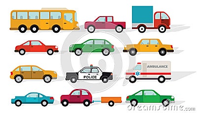 Simple cars Vector Illustration