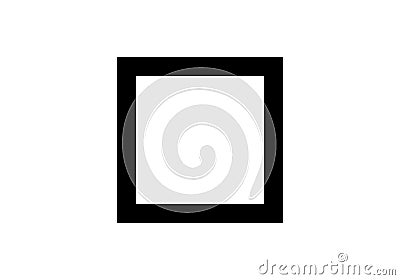 Simple checkbox icon for ui design and forms Vector Illustration