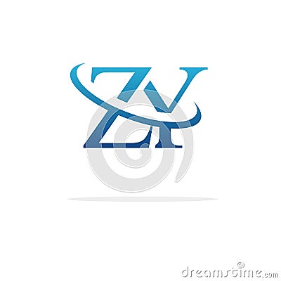 Creative ZY logo icon design Vector Illustration