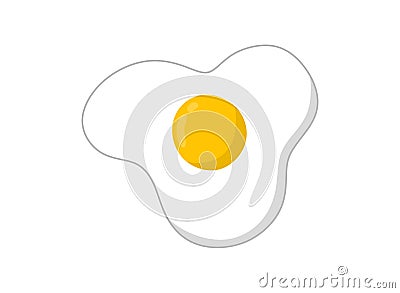Simple clipart of an egg Vector Illustration