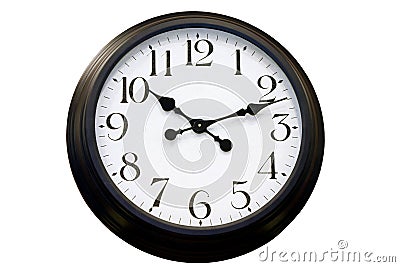 Simple clock Stock Photo