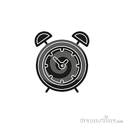 Simple Clock Vector Icon Stock Photo