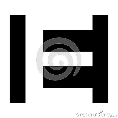 Simple elegant logo letter e, vector Premium business logo letter e, Graphic alphabetic symbol business corporate Vector Illustration