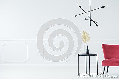 Simple, empty room Stock Photo