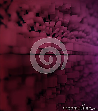 Simple fantasy background, dark geometric texture of plum color with polygons. Print. Abstraction with bulges. Stock Photo
