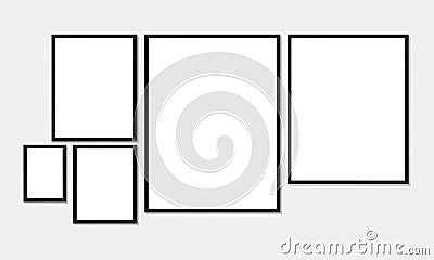 Simple frames Vector Illustration