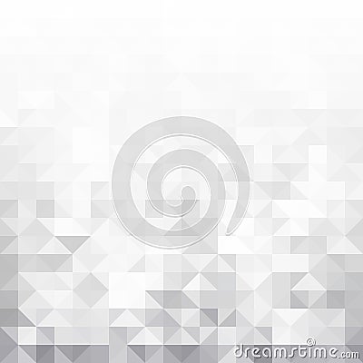 Simple gray background made of triangles Vector Illustration