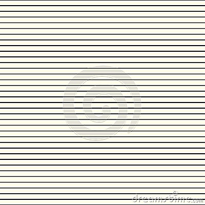 Simple horizontal repeating lines. Vector thin stripes, pattern overlay capability. Seamless style. Isolated light background. Vector Illustration