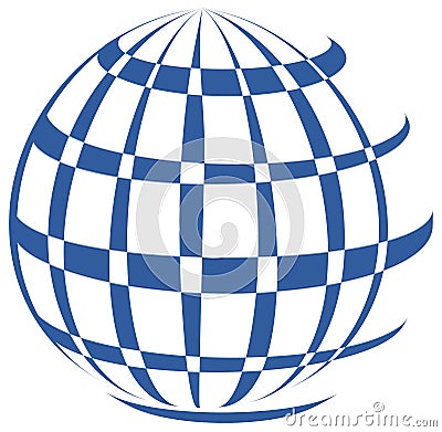 Globe design company logo Vector Illustration