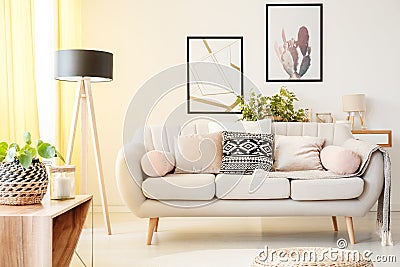 Simple living room Stock Photo