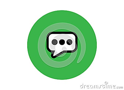 simple message icon vector design Vector Illustration