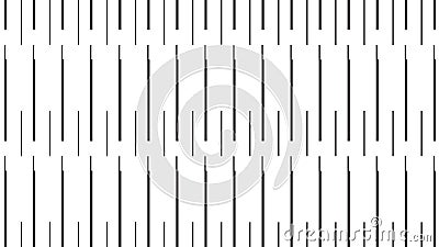 Simple Modern abstract black needle pattern Vector Illustration