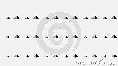 Simple Modern abstract monochrome small pyramid pattern Vector Illustration