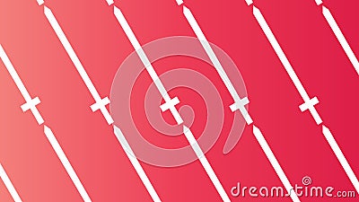 Simple Modern abstract pink diagonal sword pattern Vector Illustration