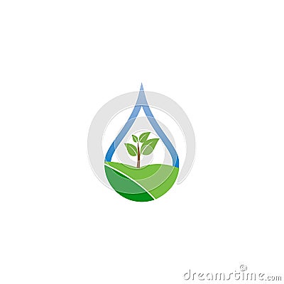 Simple modern Agriculture logo design vector Vector Illustration