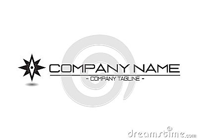 Simple Modern Professional Logo For your company Stock Photo