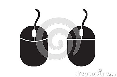 Simple mouse icon. vector illustration Vector Illustration