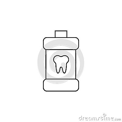 Simple Mouth rinse icon. Icon for web or mobile interfaces Stock Photo