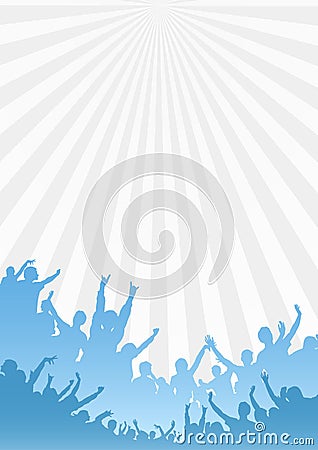 Simple Music Background - Vector Stock Photo
