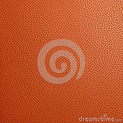 Background with a minimalist orange leather texture. Stock Photo