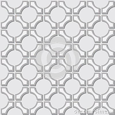 Simple pattern - geometric gray elements Vector Illustration