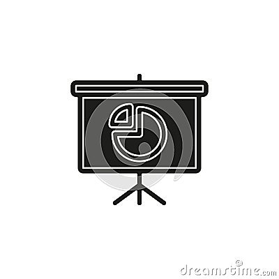 Simple Presentation Vector Icon Stock Photo