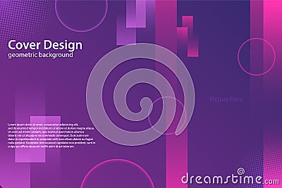 simple purple geometric background. vector illustration. EPS 10. Vector Illustration