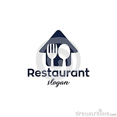 SImple Restaurant Logo Design Template Vector Illustration