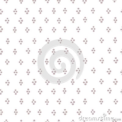 Simple round blob confetti seamless vector print Vector Illustration