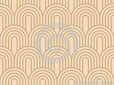 Simple Seamless Art Deco Pattern Background Vector Illustration