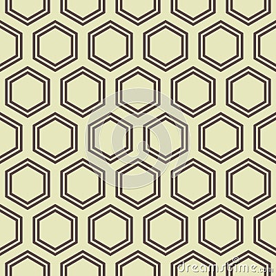 Honey Comb Pattern Vector Illustration