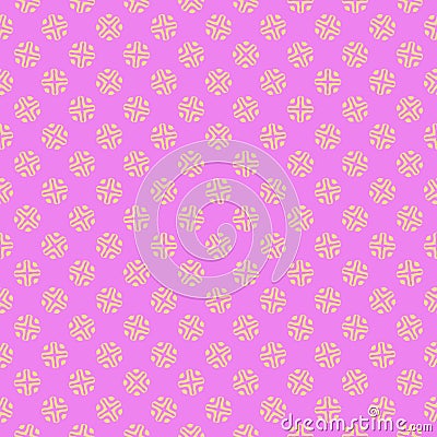Simple seamless pattern with decorative elements. Beautiful background for fashion prints or wrapping paper Vector Illustration