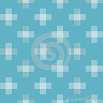 Simple seamless tribal pattern design Stock Photo