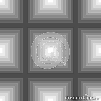 Simple square monochrome pattern. Seamless vector background. Stock Photo