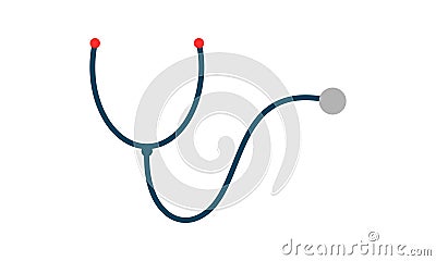 Simple stethoscope illustration design vector Vector Illustration