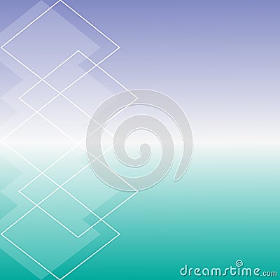 Simple subtle blue and light green background. Vector Illustration